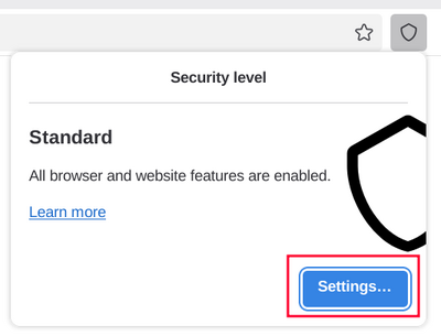 Erişim güvenlik düzeyi ayarları